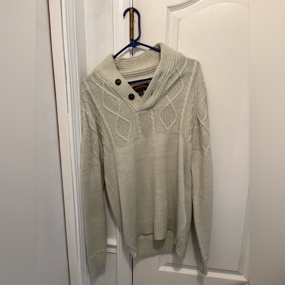 Cozy Cream Cable Knit Sweater